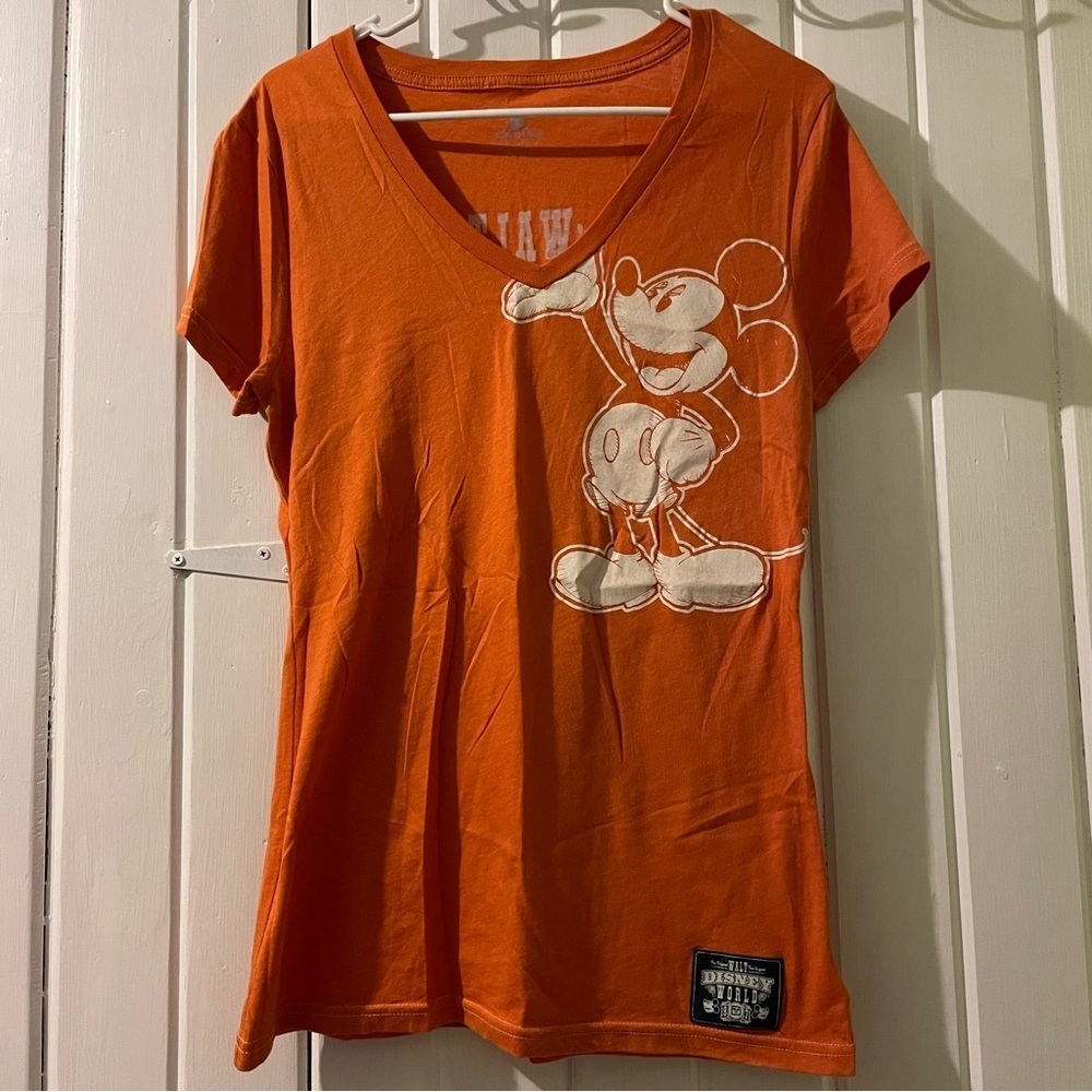 The original Walt Disney World v-neck tee-medium EUC